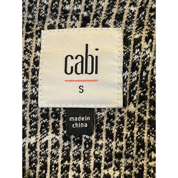 Cabi The Times Black White Jacket Blazer Cardigan Women’s Size S - Picture 3 of 6